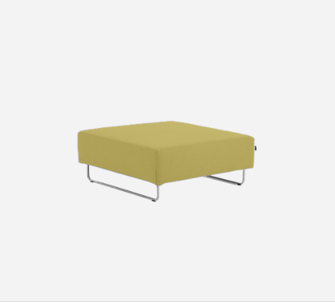 Softline Ohio Hocker/Ottomane-Felt Melange - 847 Mustard