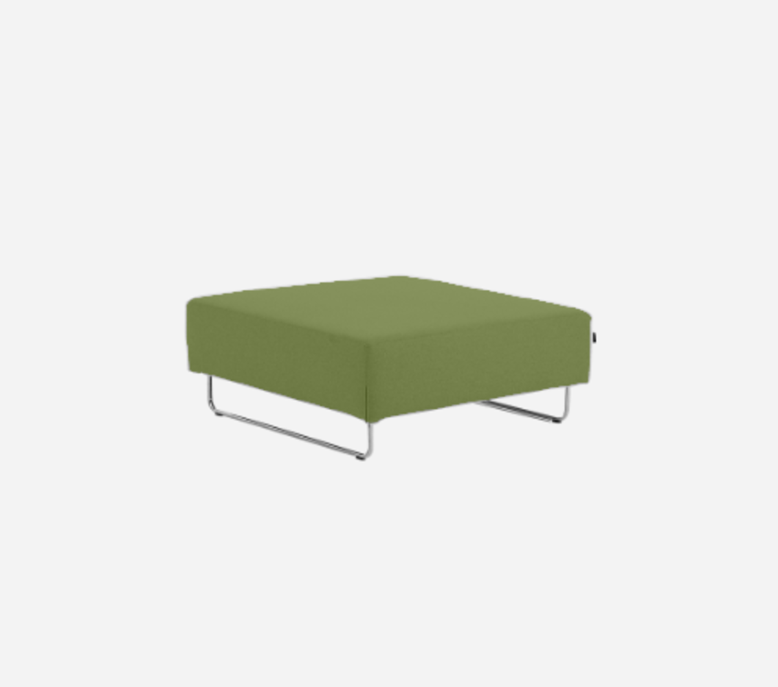 Softline Ohio Hocker/Ottomane-Felt Melange - 855 Olive