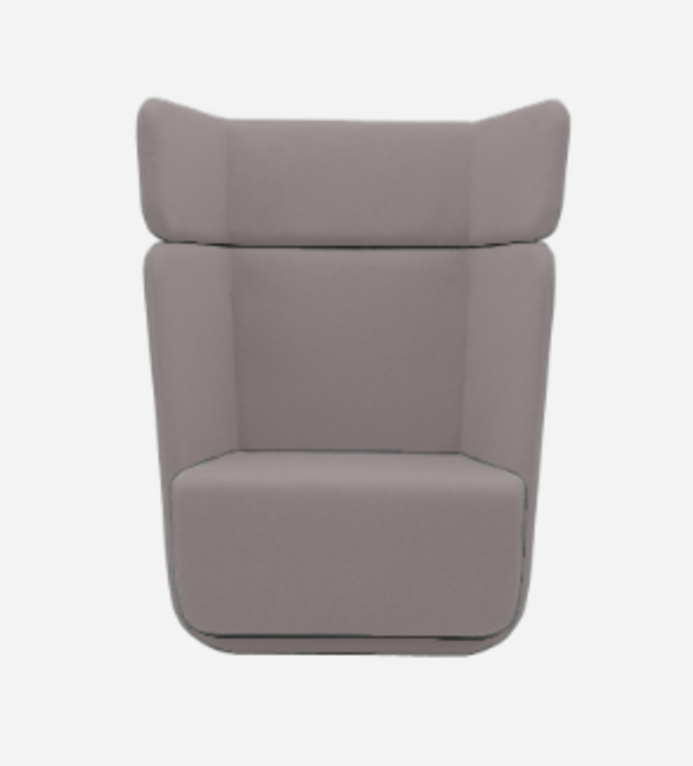 Softline Basket Sessel mit hohem Rücken - Vision - 395 Violet