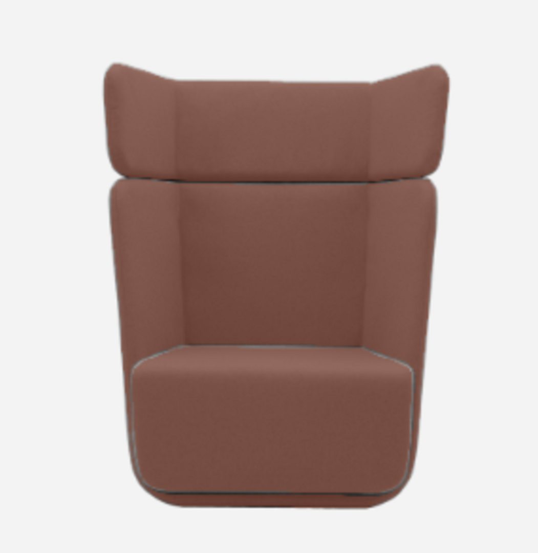 Softline Basket Sessel mit hohem Rücken - Vision - 397 Orange