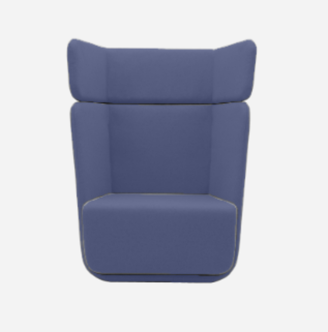 Softline Basket Sessel mit hohem Rücken - Vision - 450 Purple