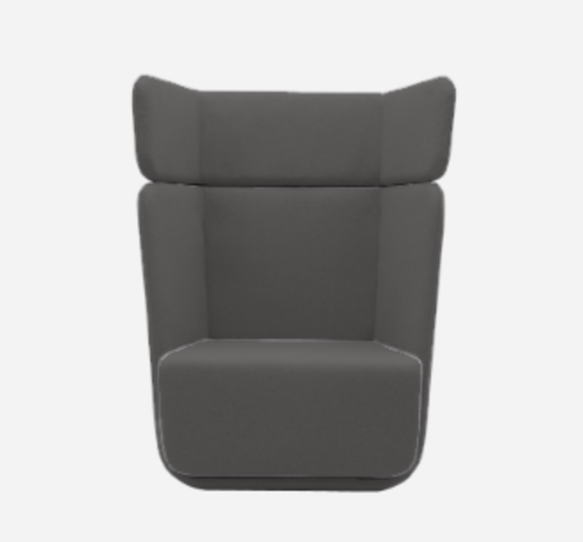 Softline Basket Sessel mit hohem Rücken - Vision - 526 Dark Grey