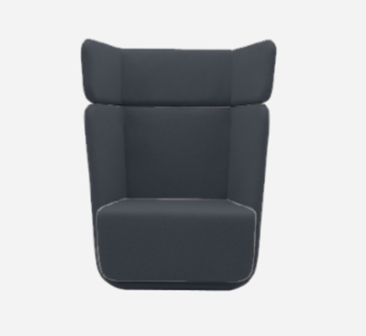 Softline Basket Sessel mit hohem Rücken - Vision - 527 Dark Blue