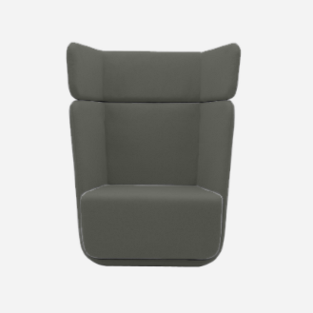 Softline Basket Sessel mit hohem Rücken - Vision - 528 Dark Green