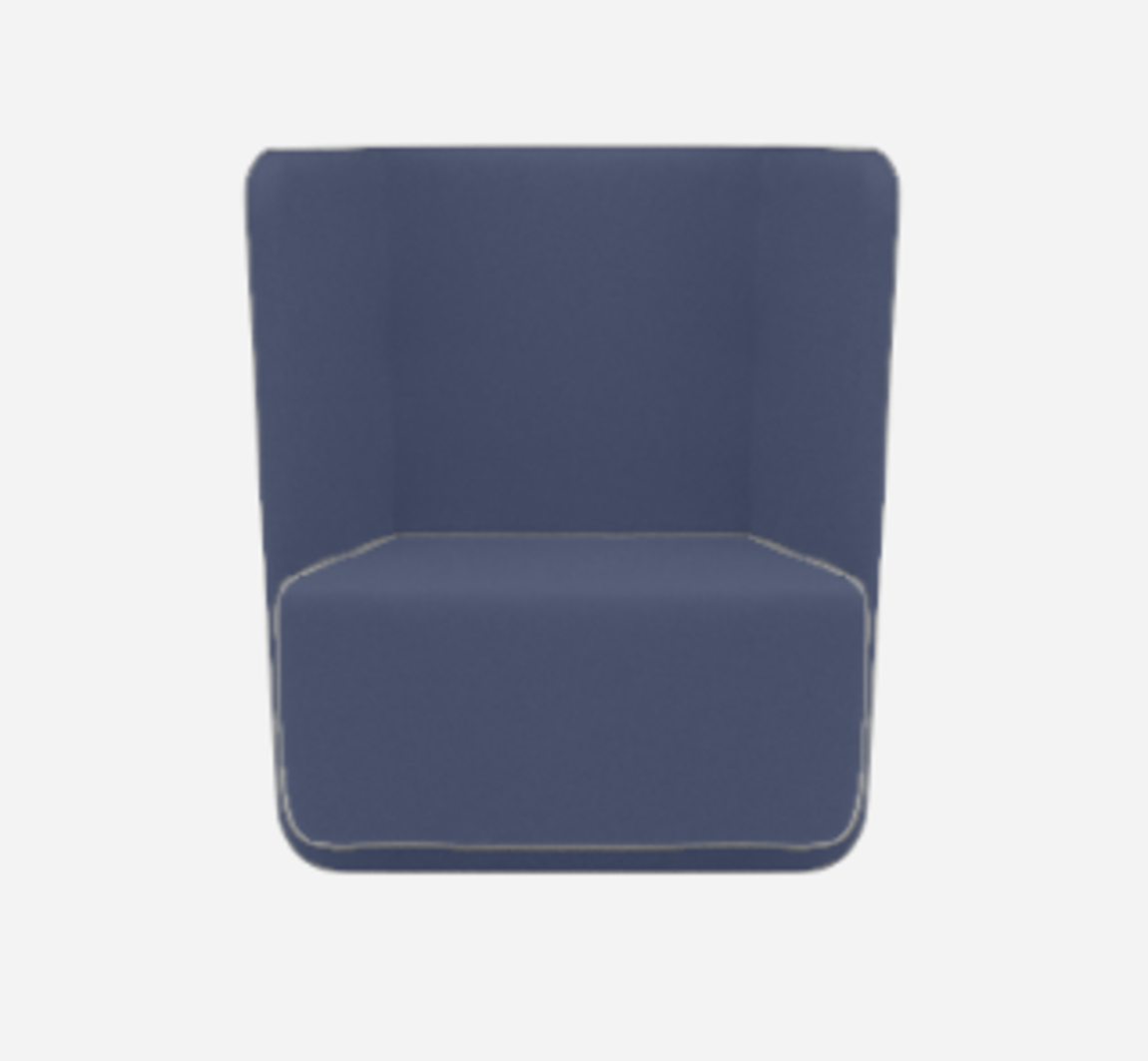 Softline Basket Sessel mit niedrigem Rücken - Felt Melange - 859 Berry