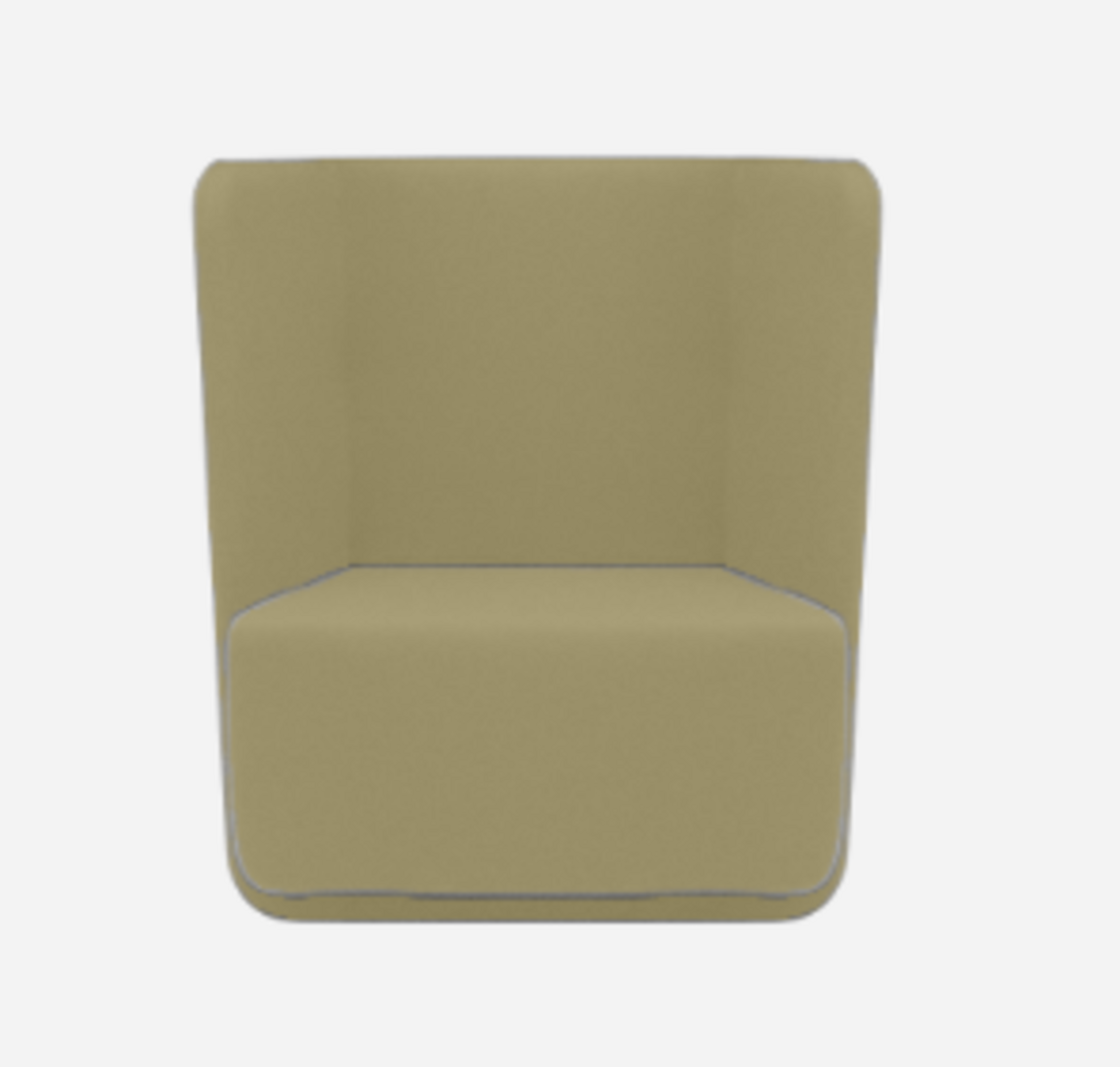 Softline Basket Sessel mit niedrigem Rücken - Vision - 396 Light Yellow