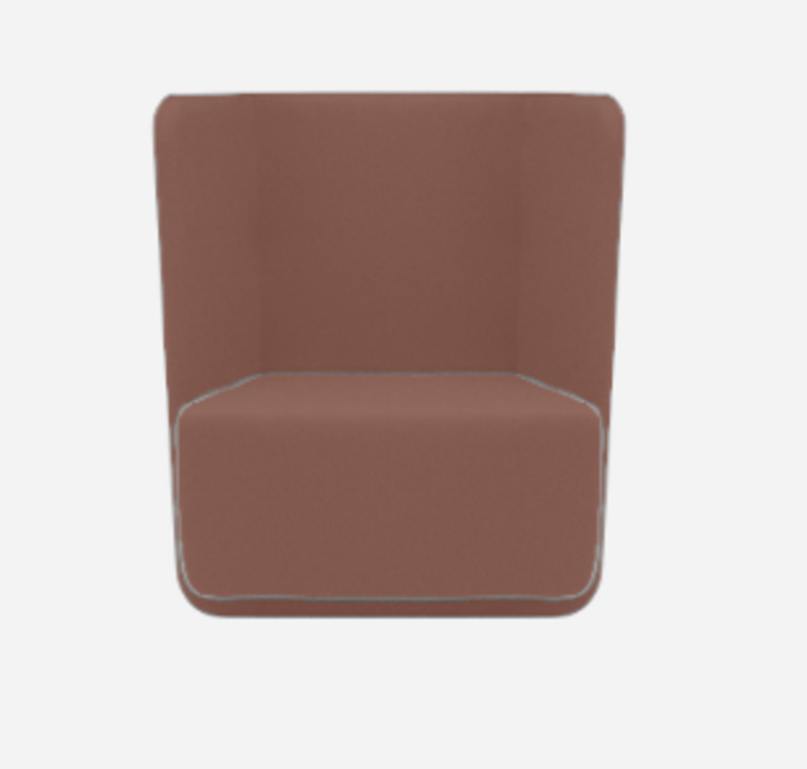 Softline Basket Sessel mit niedrigem Rücken - Vision - 397 Orange