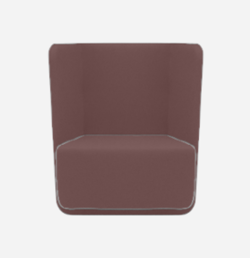 Softline Basket Sessel mit niedrigem Rücken - Vision - 398 Pink Red