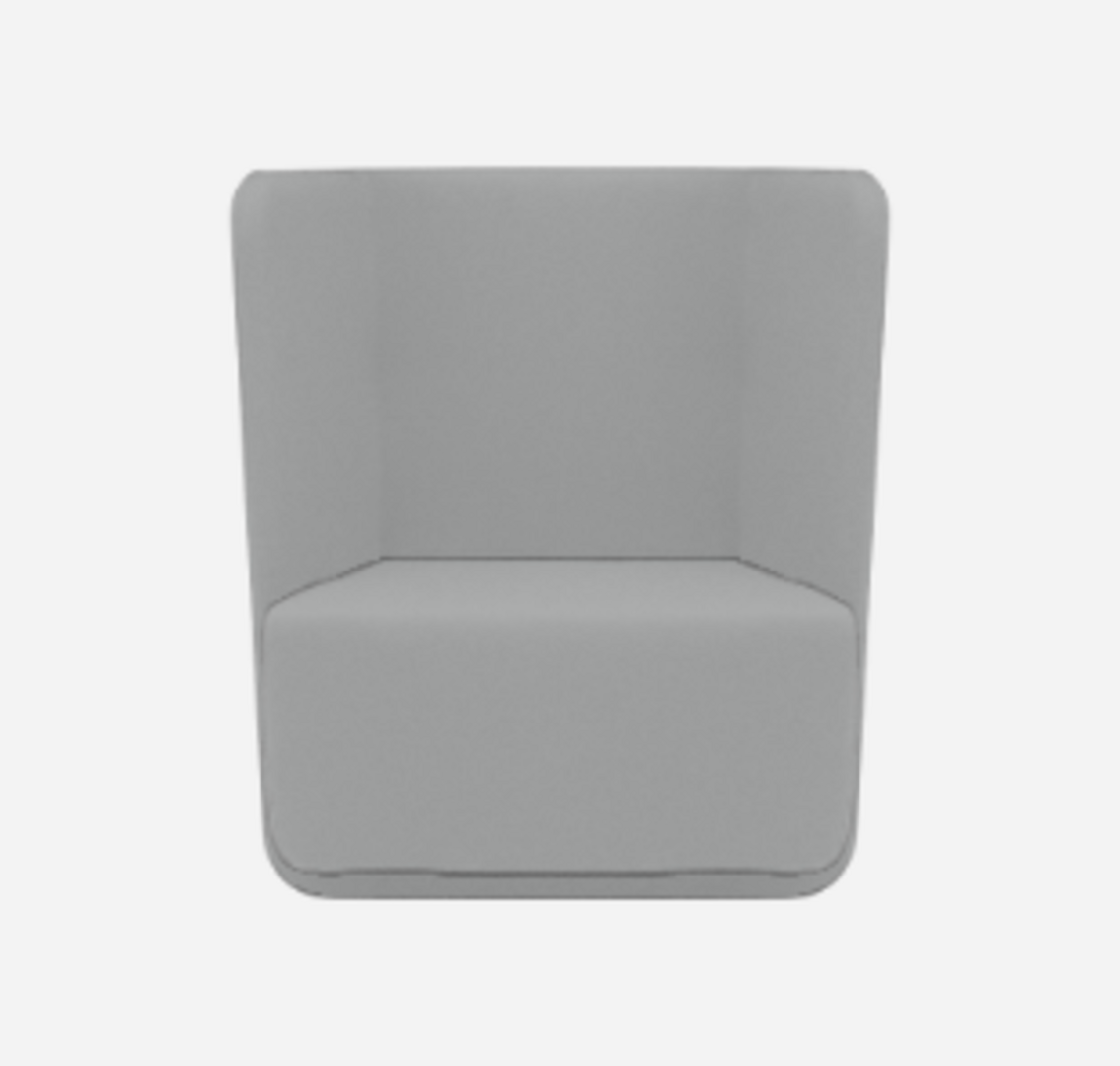 Softline Basket Sessel mit niedrigem Rücken - Vision - 445 Grey