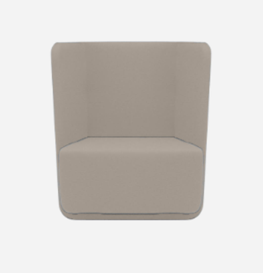Softline Basket Sessel mit niedrigem Rücken - Vision - 446 Sand