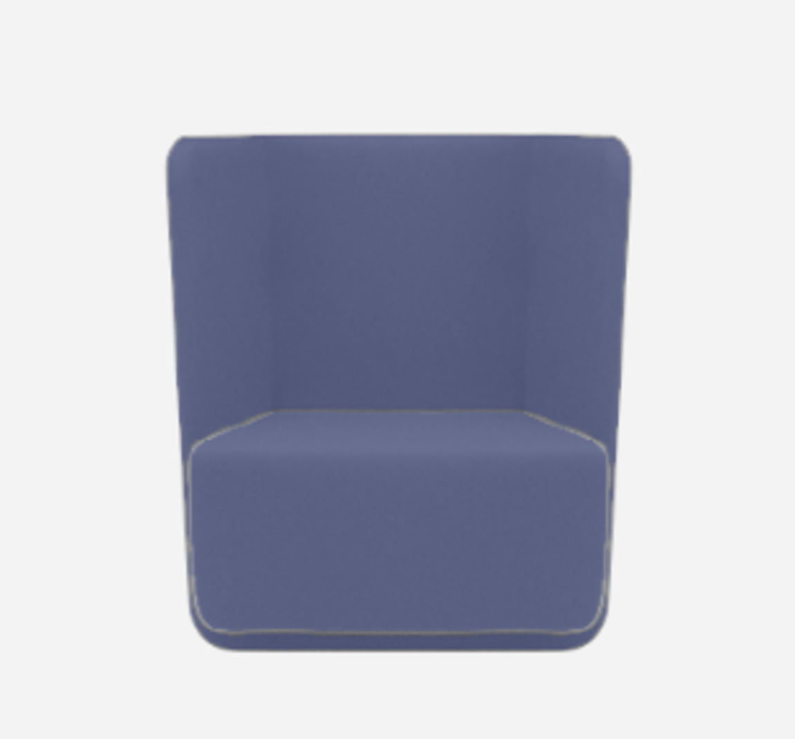 Softline Basket Sessel mit niedrigem Rücken - Vision - 450 Purple