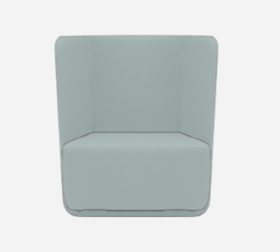Softline Basket Sessel mit niedrigem Rücken - Vision - 452 Turquoise