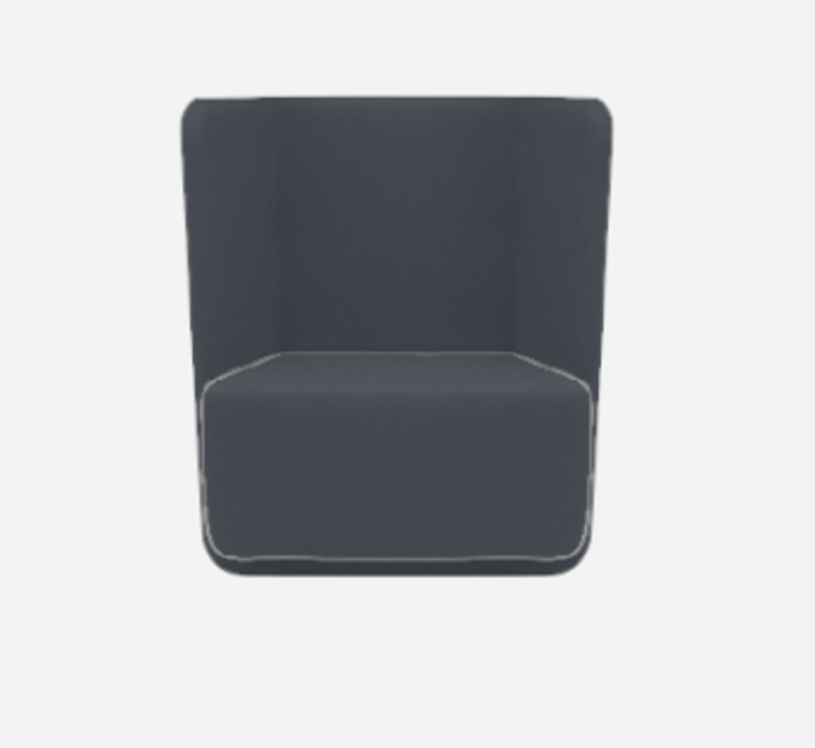 Softline Basket Sessel mit niedrigem Rücken - Vision - 527 Dark Blue