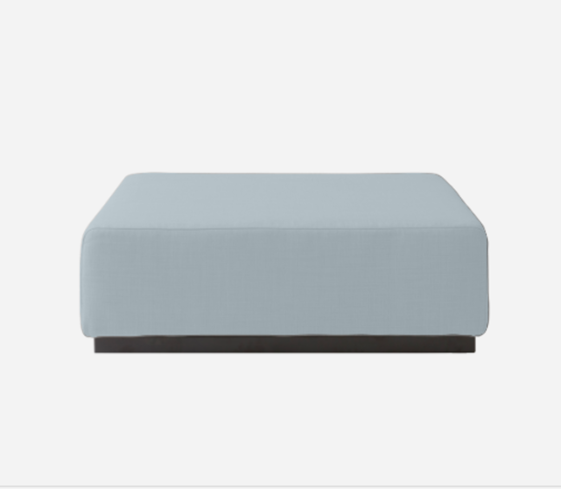 Softline Nevada Hocker / Ottomane-Felt Melange - 641 Light Blue
