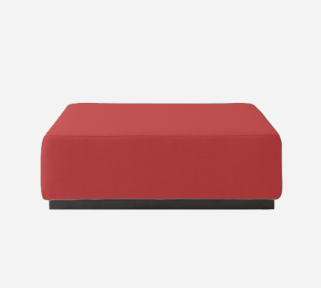 Softline Nevada Hocker / Ottomane-Felt Melange - 650 Light Red