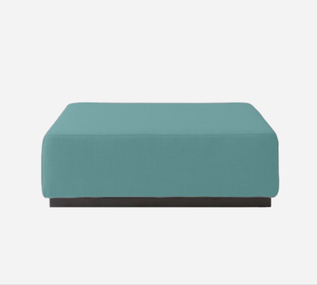 Softline Nevada Hocker / Ottomane-Felt Melange - 652 Turquoise