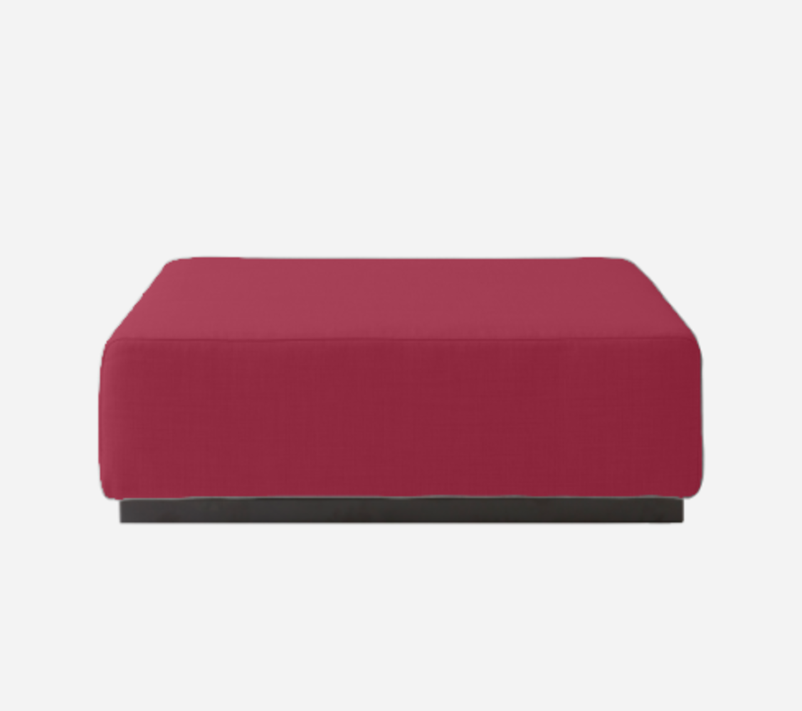 Softline Nevada Hocker / Ottomane-Felt - 622 Rust Red