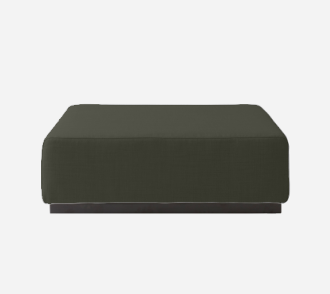 Softline Nevada Hocker / Ottomane-Felt Melange - 294 Dark Green
