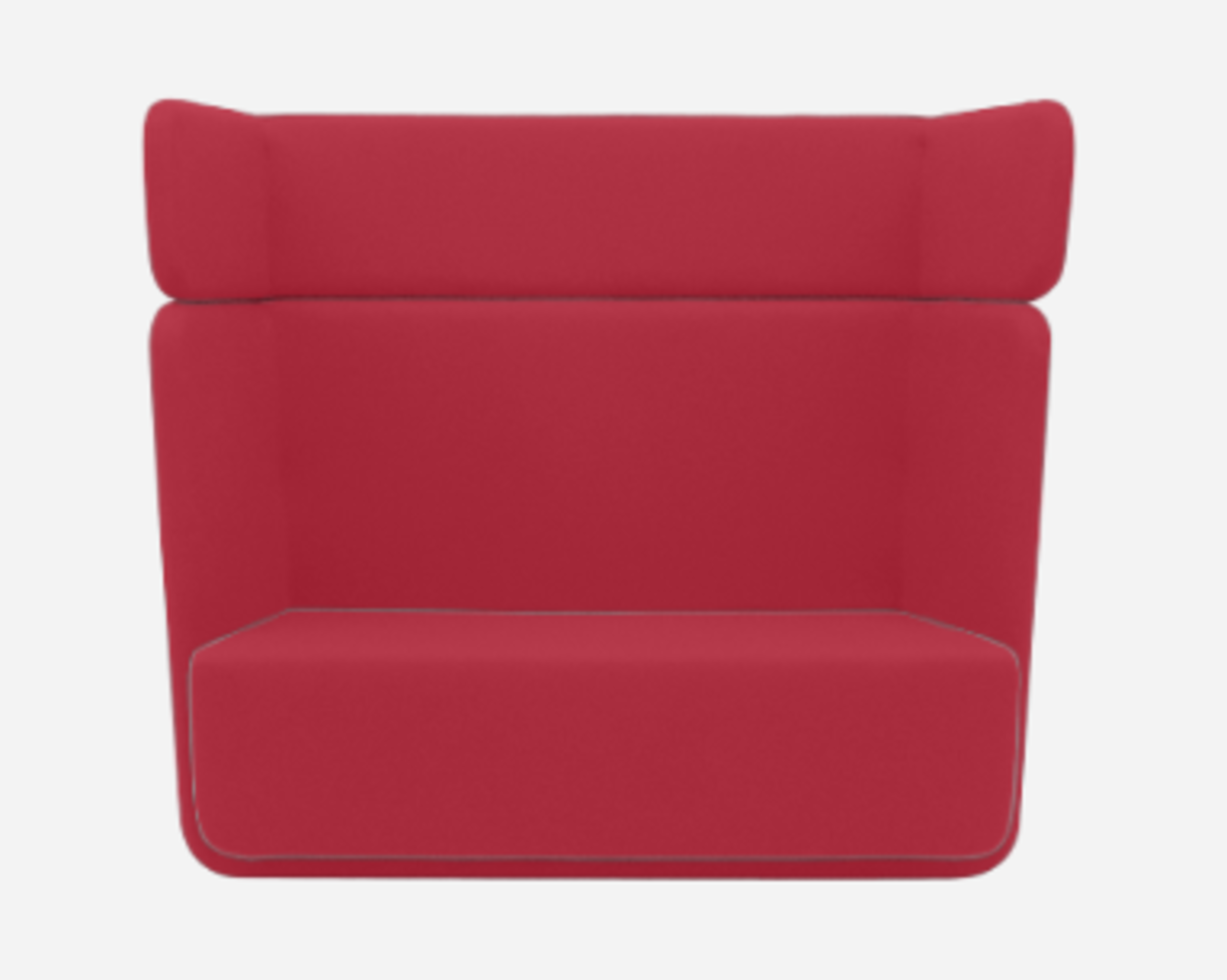 Softline Basket Sofa - Felt - 588 Red