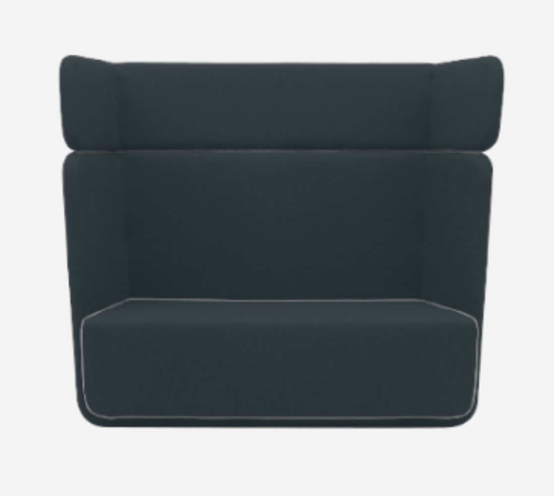 Softline Basket Sofa - Felt Melange - 295 Black