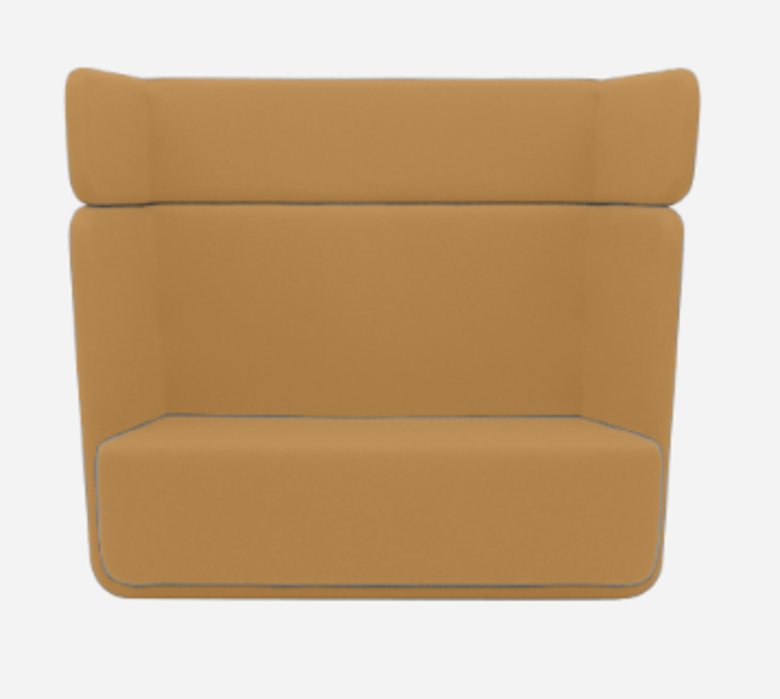 Softline Basket Sofa - Felt Melange - 296 Ochre