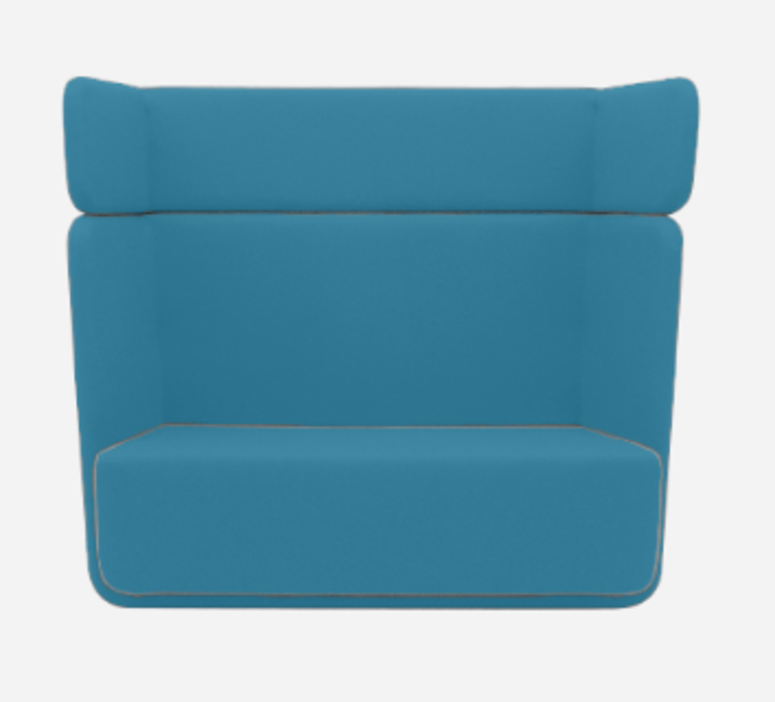 Softline Basket Sofa - Felt Melange - 582 Blue