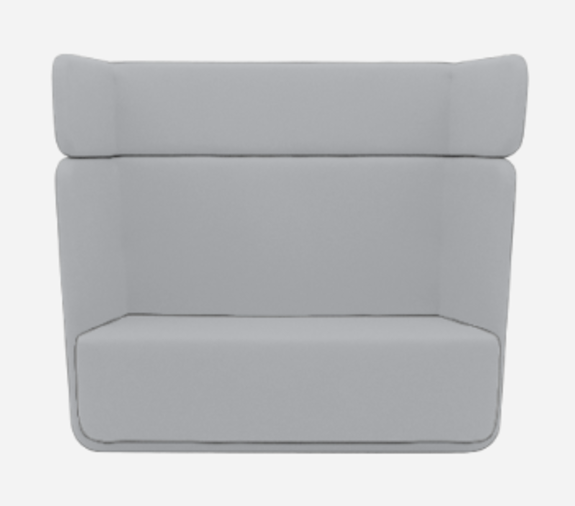 Softline Basket Sofa - Felt Melange - 612 Light Grey