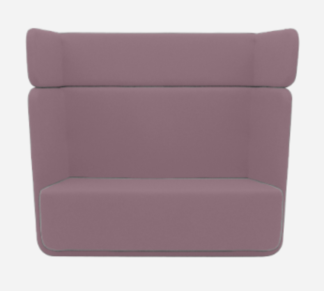 Softline Basket Sofa - Felt Melange - 640 Purple