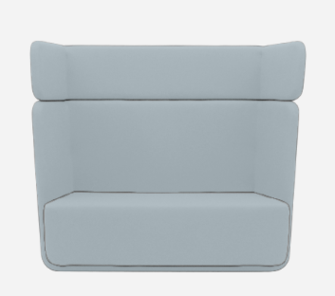 Softline Basket Sofa - Felt Melange - 641 Light Blue
