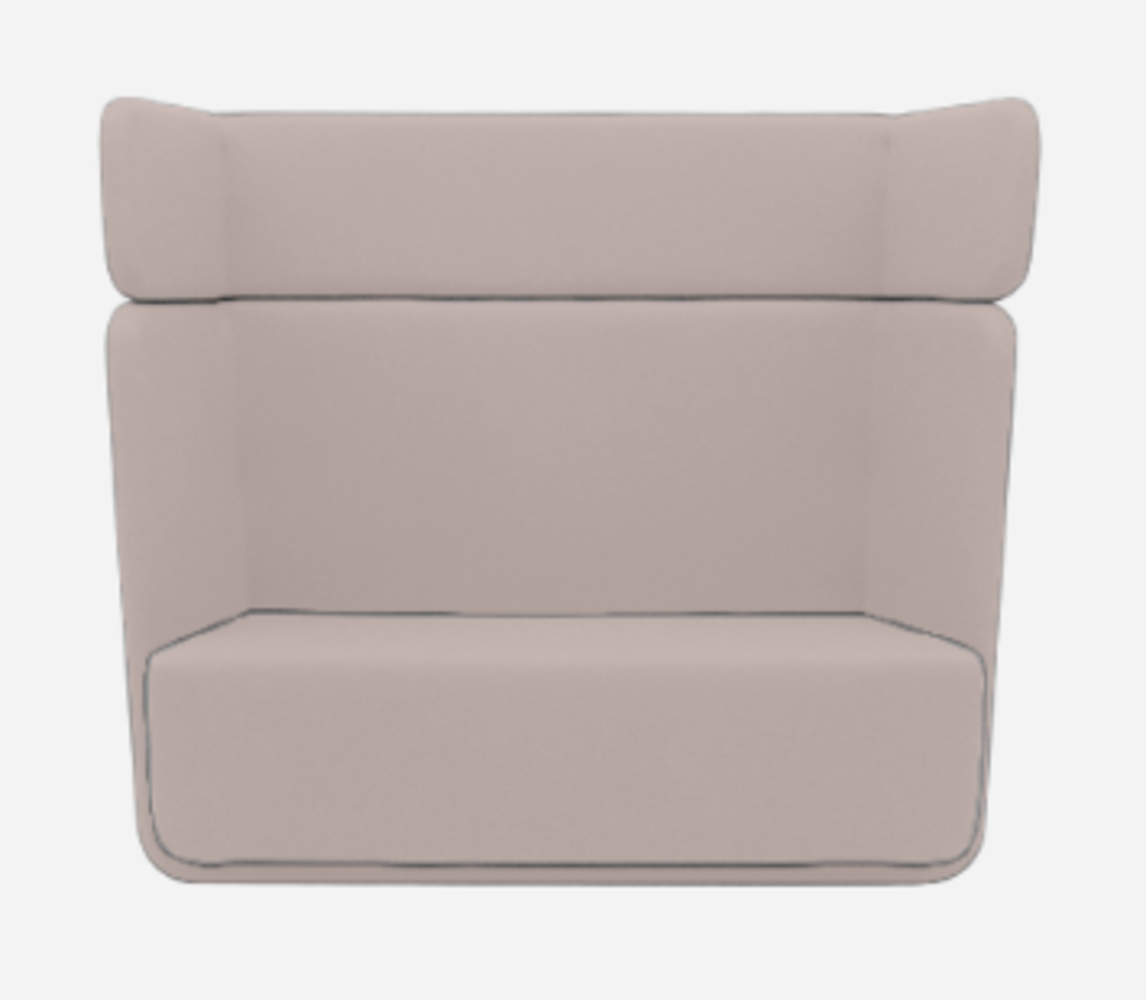 Softline Basket Sofa - Felt Melange - 642 Lilac