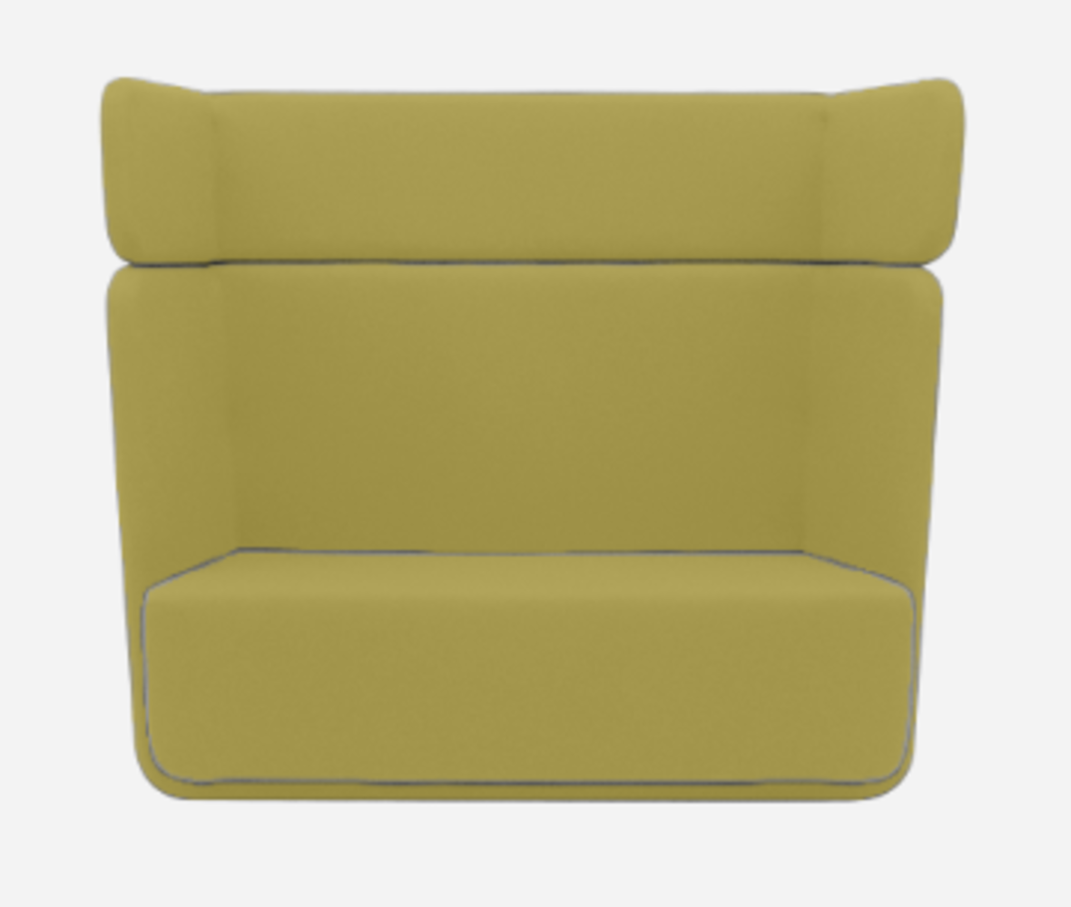 Softline Basket Sofa - Felt Melange - 847 Mustard
