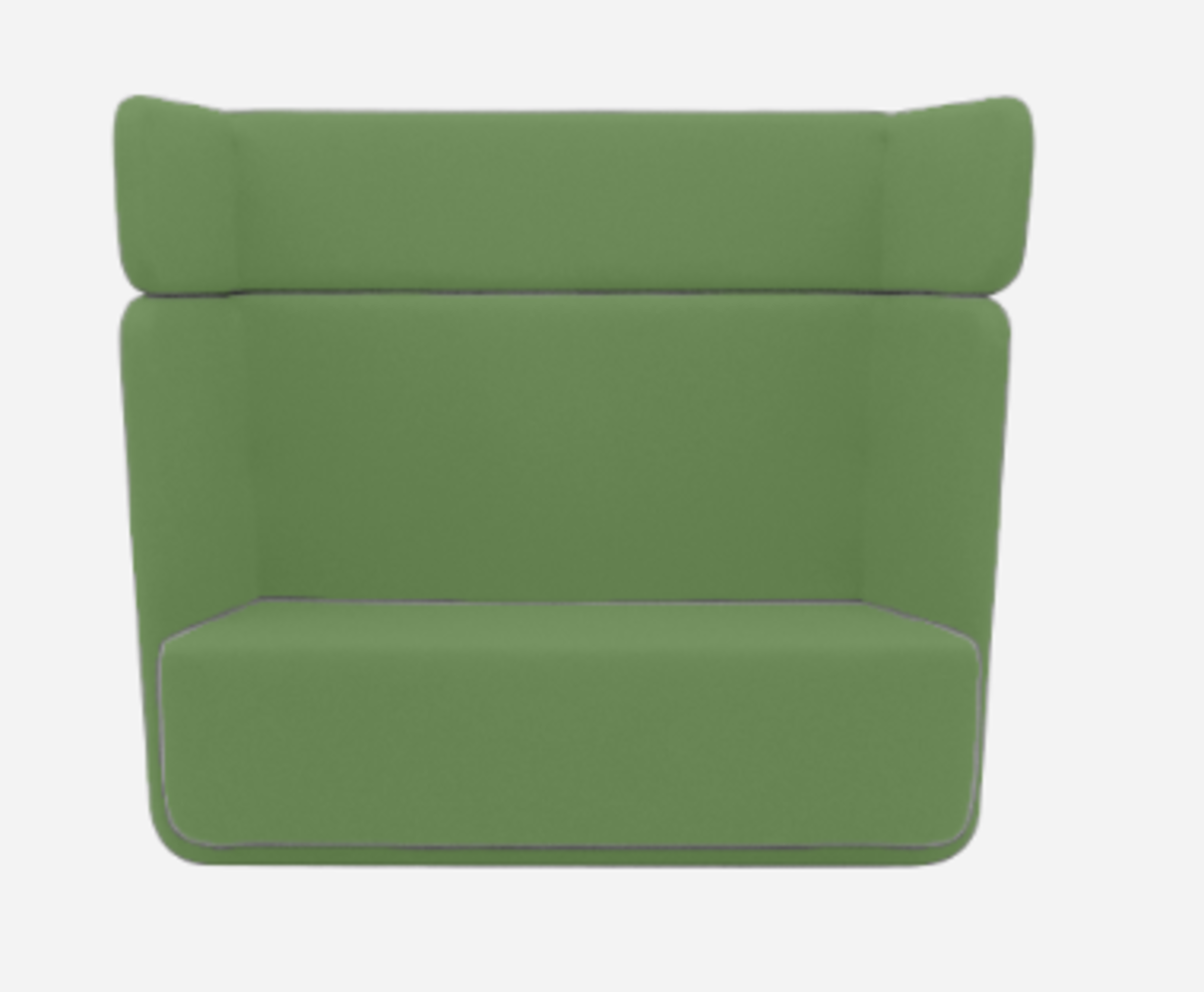 Softline Basket Sofa - Felt Melange - 848 Green