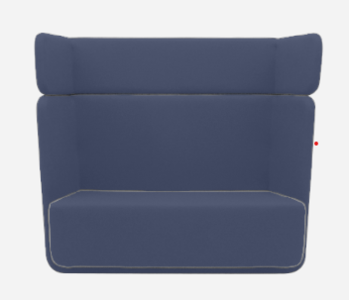 Softline Basket Sofa - Felt Melange - 859 Berry
