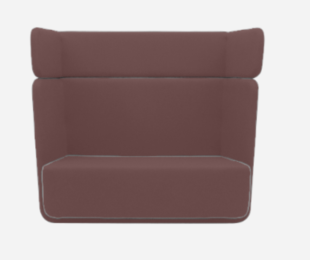 Softline Basket Sofa - Vision - 398 Pink Red