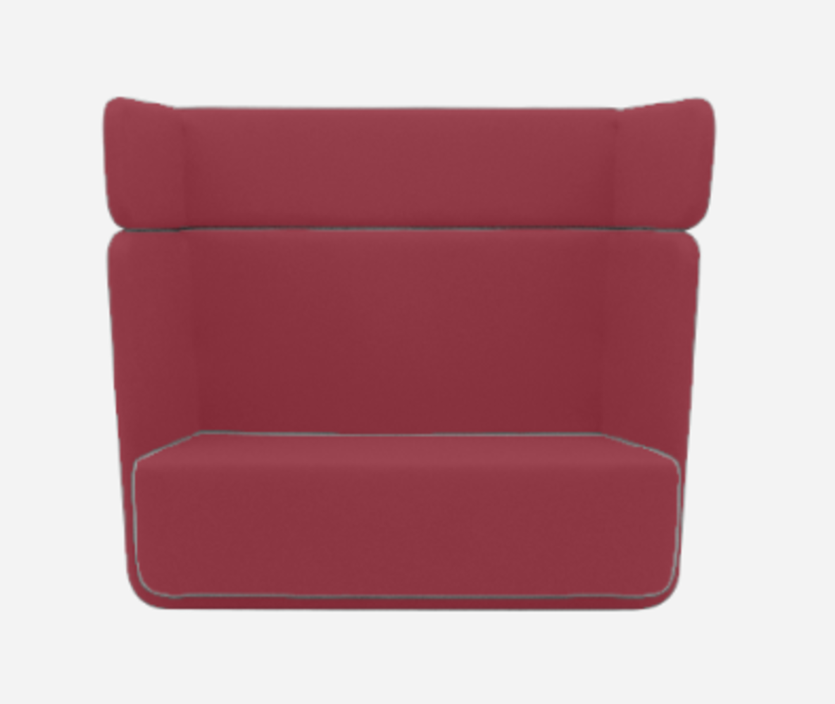 Softline Basket Sofa - Vision - 448 Dark Red
