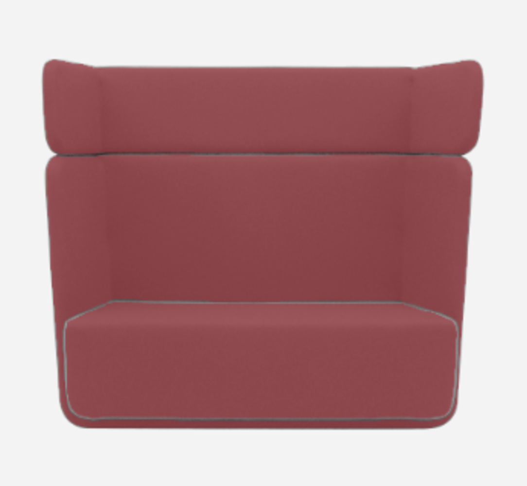 Softline Basket Sofa - Vision - 453 Light Red