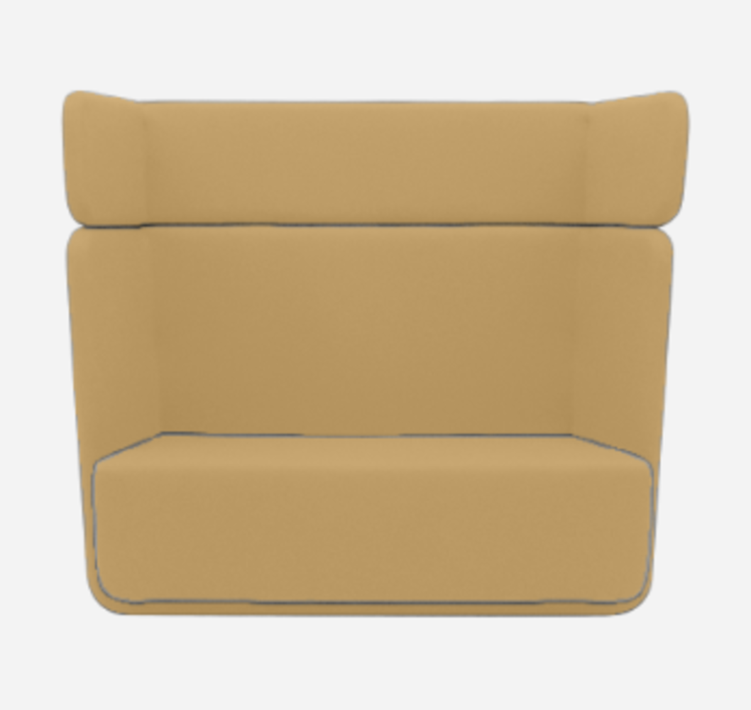 Softline Basket Sofa - Vision - 454 Mustard Yellow