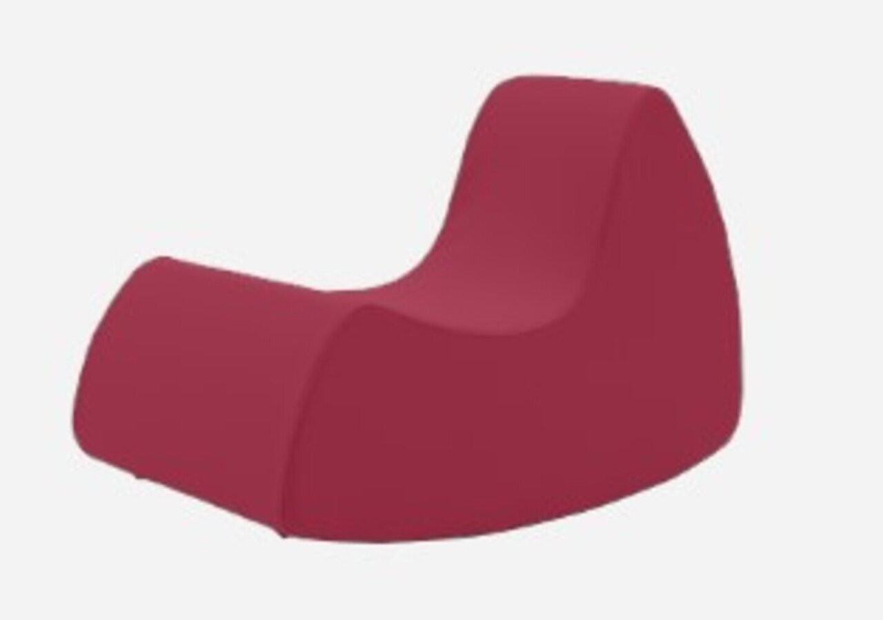 Softline Grand Prix XL Schaukelsessel - Felt - 622 Rust Red