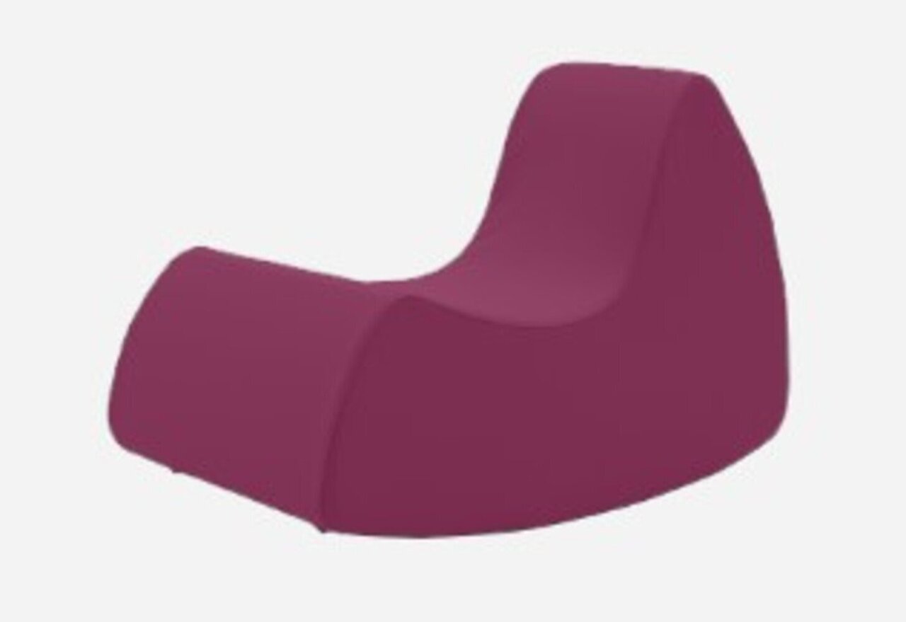 Softline Grand Prix XL Schaukelsessel - Felt - 629 Berry