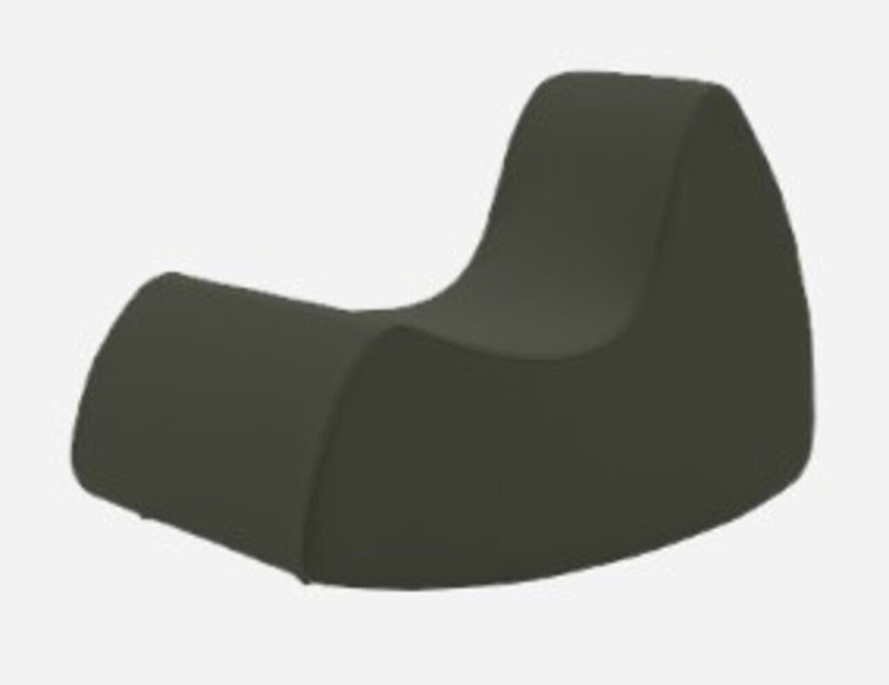Softline Grand Prix XL Schaukelsessel - Felt Melange - 294 Dark Green