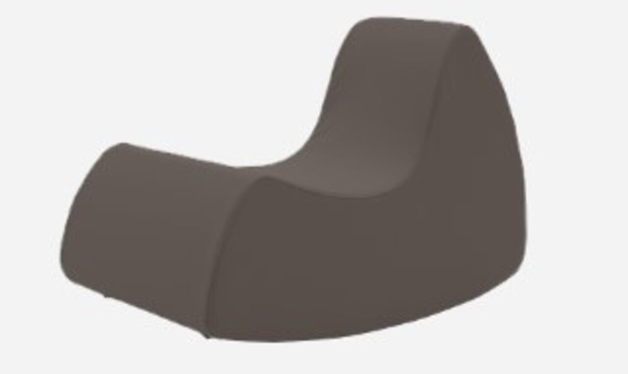 Softline Grand Prix XL Schaukelsessel - Felt Melange - 300 Dark Brown