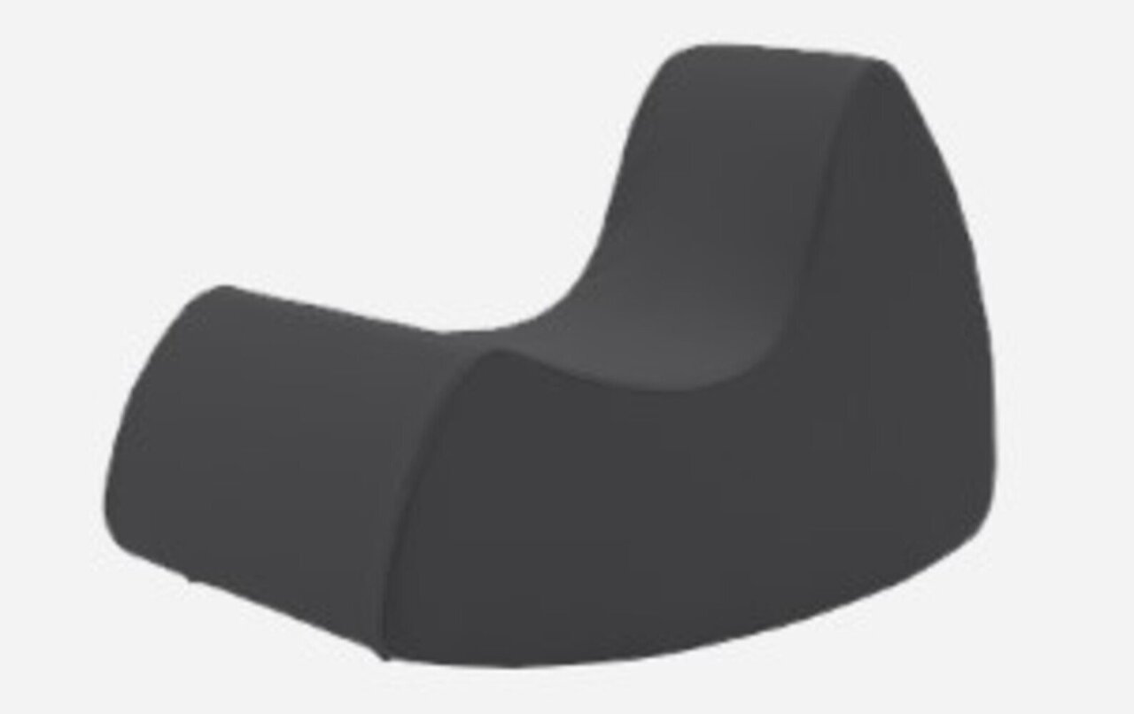 Softline Grand Prix XL Schaukelsessel - Felt Melange - 610 Anthracite