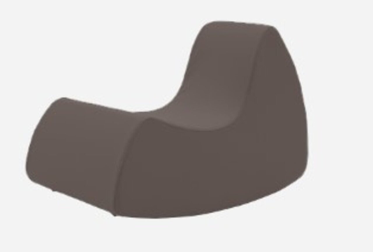 Softline Grand Prix XL Schaukelsessel - Felt Melange - 635 Brown
