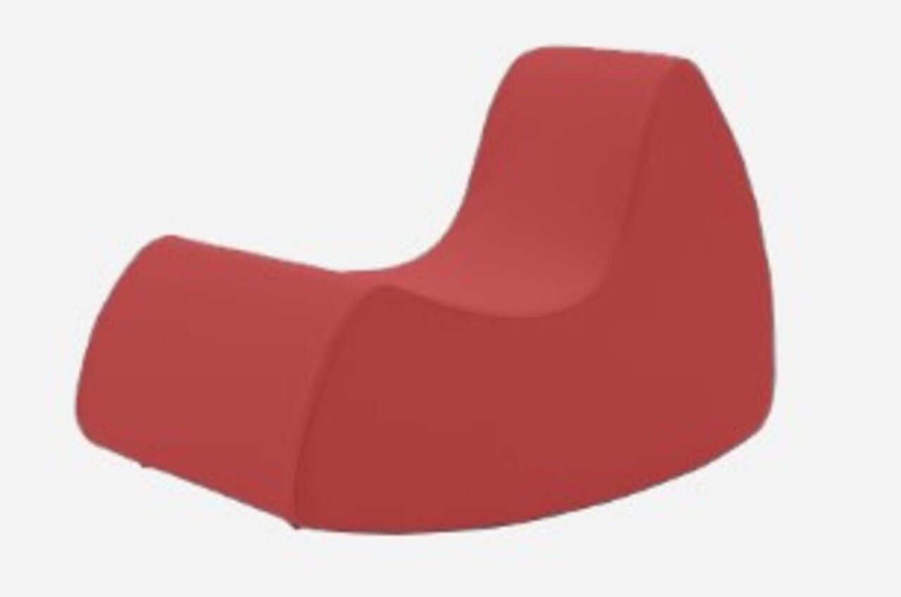 Softline Grand Prix XL Schaukelsessel - Felt Melange - 650 Light Red