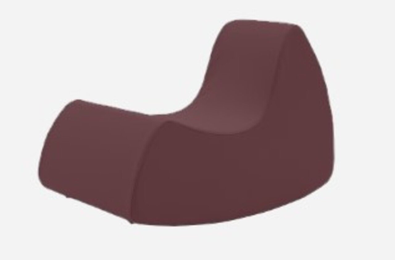 Softline Grand Prix XL Schaukelsessel - Felt Melange - 651 Eggplant