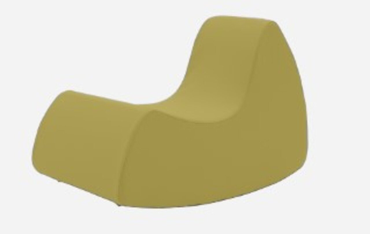 Softline Grand Prix XL Schaukelsessel - Felt Melange - 847 Mustard