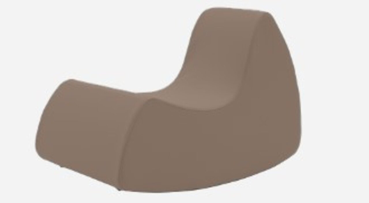 Softline Grand Prix XL Schaukelsessel - Felt Melange - 849 Light Brown
