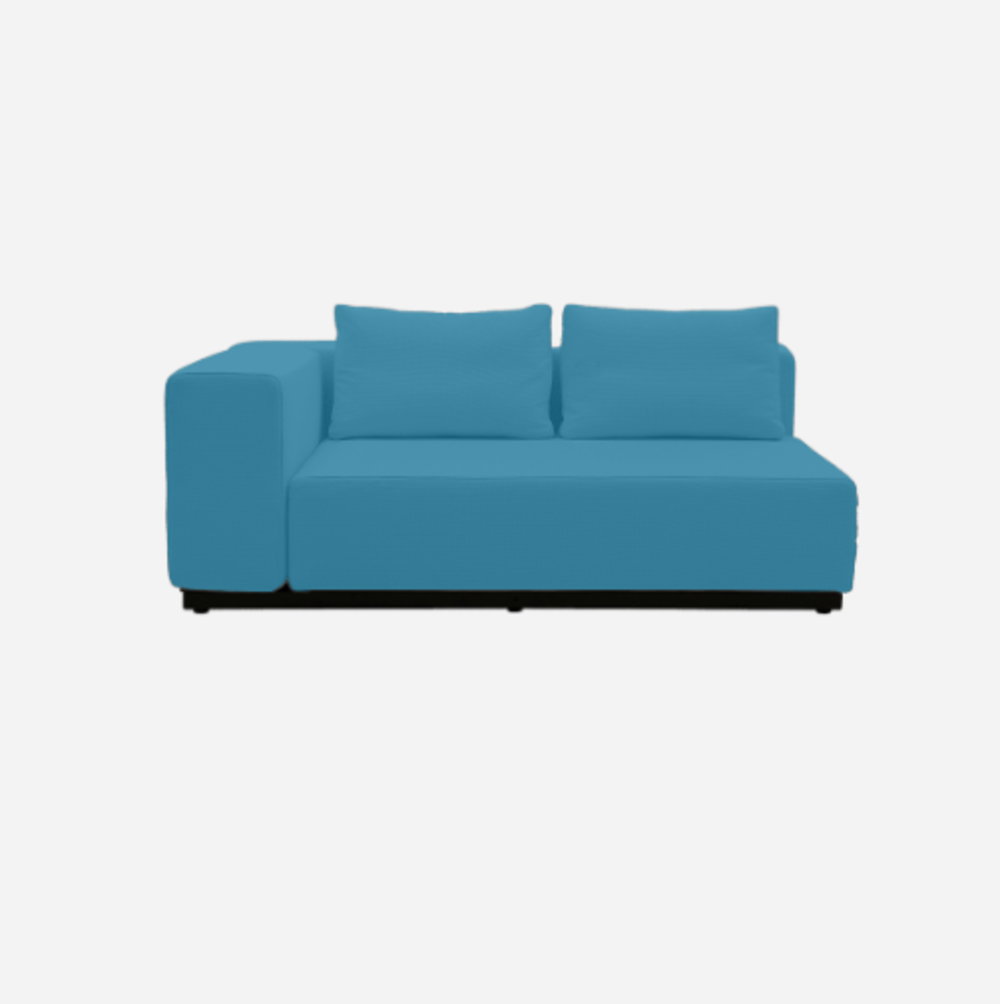 Softline Nevada Sofa / Sofaelement-Felt Melange - 582 Blue