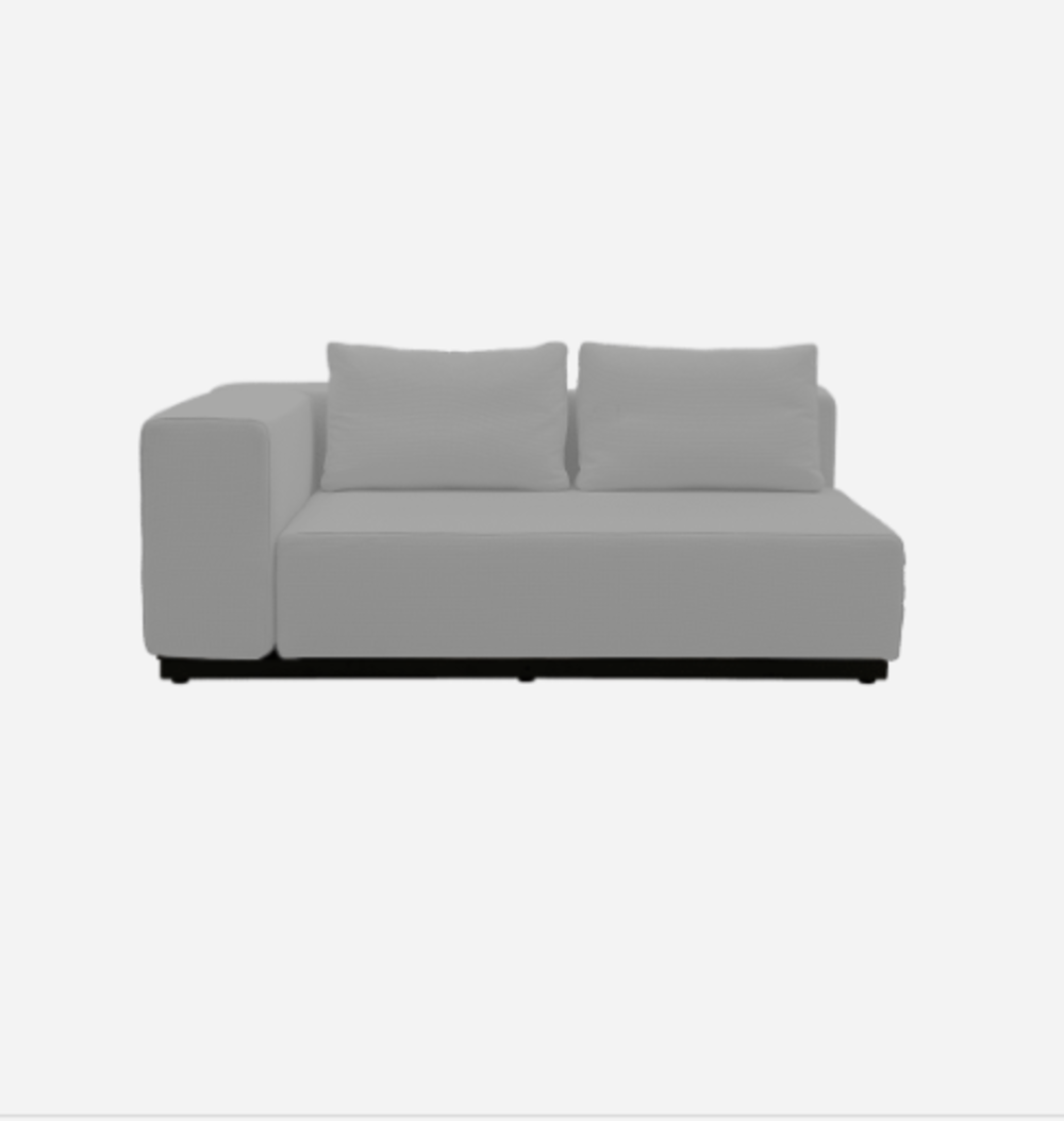 Softline Nevada Sofa / Sofaelement-Felt Melange - 620 Stone Grey