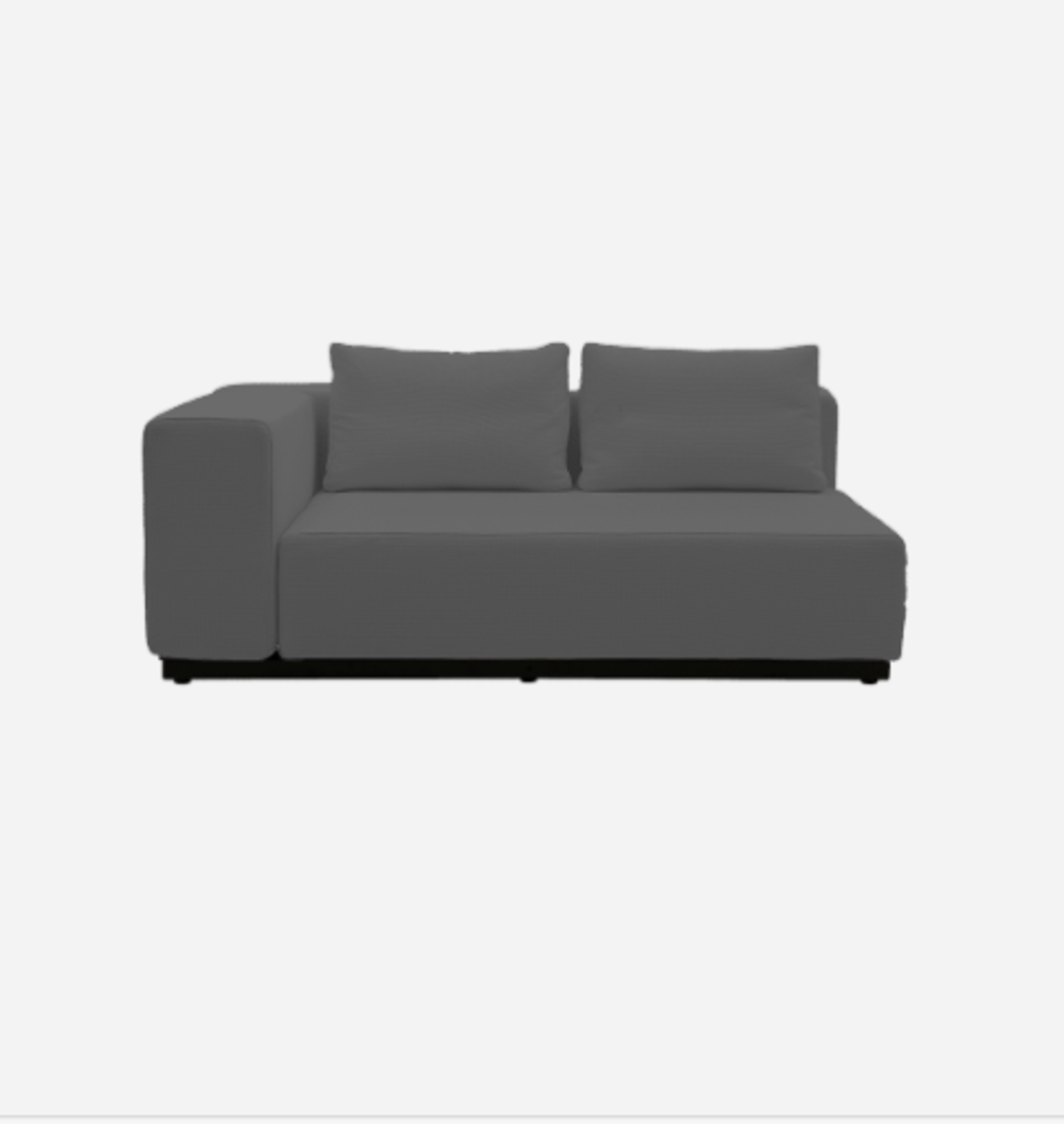Softline Nevada Sofa / Sofaelement-Felt Melange - 623 Dark Grey